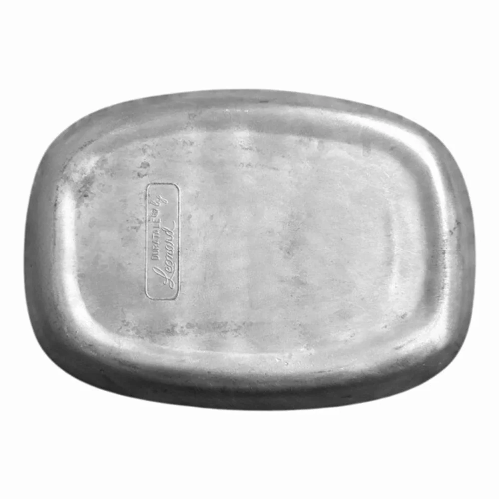 VNTG LEONARD Duratale Tray Give Us This Day Our Daily Bread Pewter Serving Tray